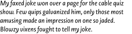 Novel Sans Pro Regular Italic