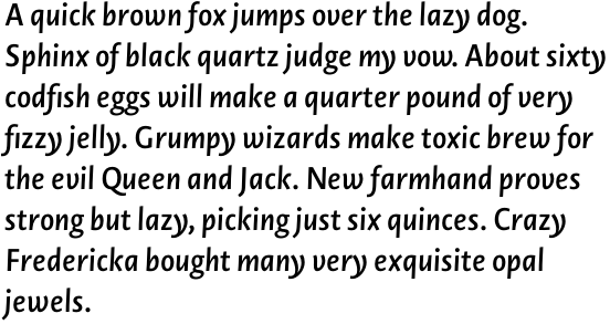 Novel Sans Pro Semi Bold Italic