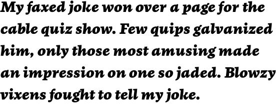 FF More OT Wide Black Italic