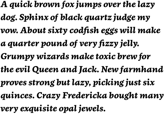 FF More OT Wide Bold Italic