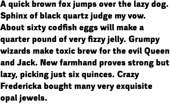 Walbaum Grotesk Pro Black