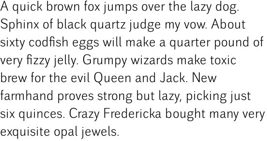 Walbaum Grotesk Pro Book