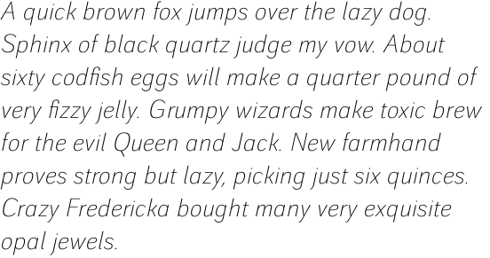 Walbaum Grotesk Pro Light Italic