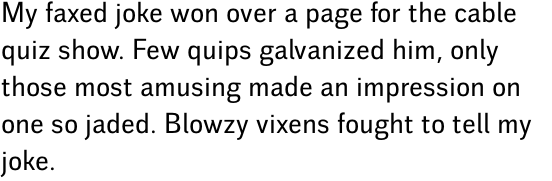 Walbaum Grotesk Pro Text