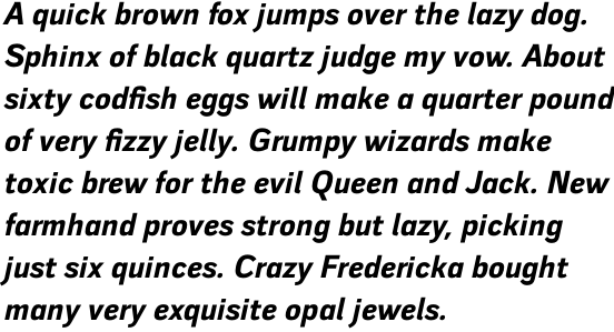 Walbaum Grotesk Pro Text Bold Italic