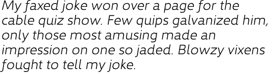Kyrial Display Pro Light Italic
