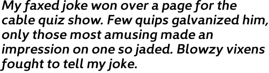 Kyrial Display Pro Semi Bold Italic