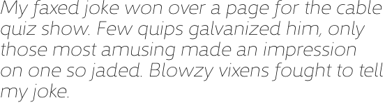 Kyrial Display Pro Ultra Light Italic
