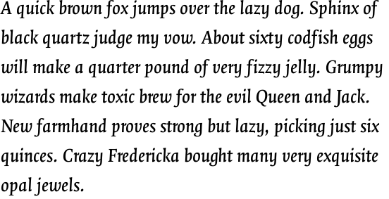 FF Quadraat Offc Demi Bold Italic