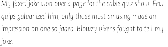 FF Quadraat Sans Pro Thin Italic