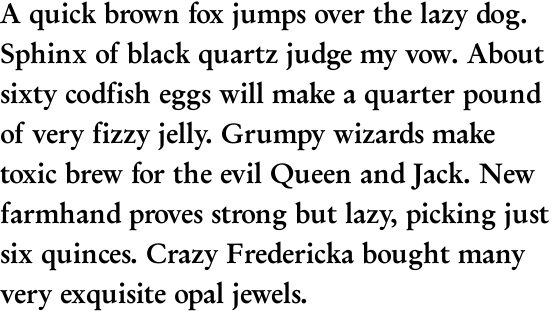 Garamond Halbfett