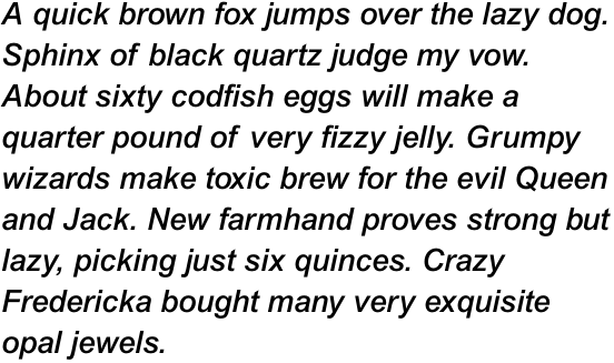 Arial Pro Medium Italic