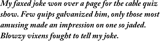 Adobe Caslon Pro Bold Italic