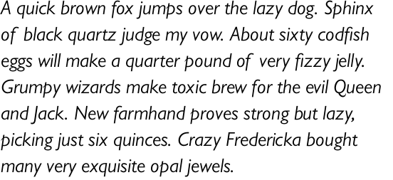 Gill Sans Pro Book Italic