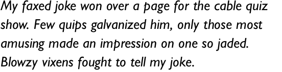 Gill Sans Std Medium Italic