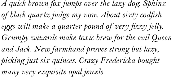 Bell Pro Italic