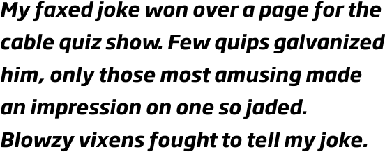 Soho Gothic Pro Bold Italic