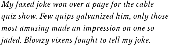 FF Absara OT Regular Italic