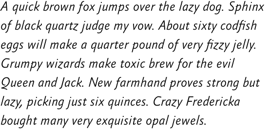 FF Absara Sans OT Light Italic