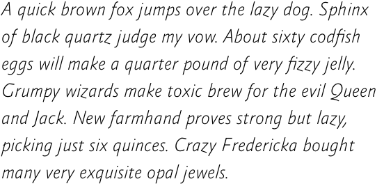 FF Absara Sans OT Thin Italic