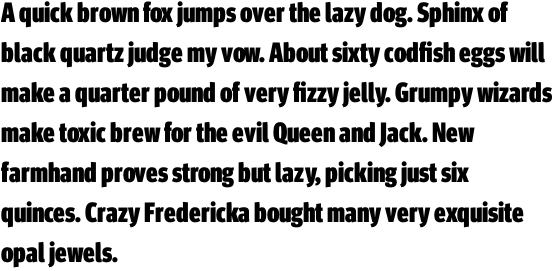 FF Meta Headline OT Compressed Black