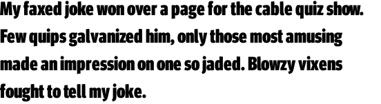 FF Meta Headline OT Compressed Black