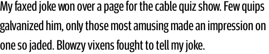 FF Meta Headline OT Compressed Regular