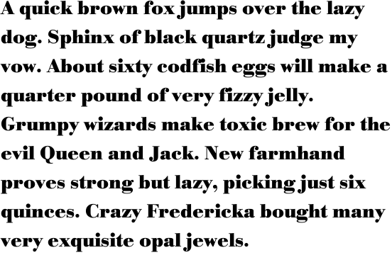 Bodoni Antiqua Bold