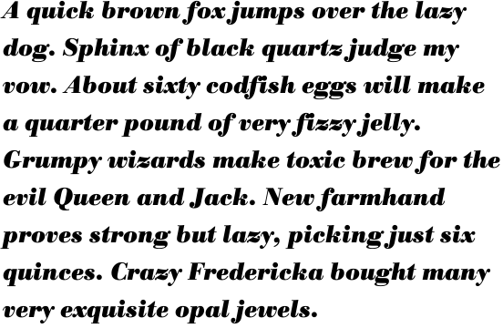 Bodoni Antiqua Bold Italic