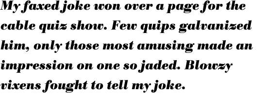 Bodoni Antiqua Bold Italic