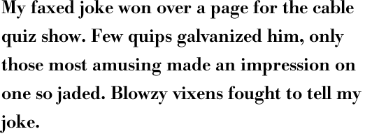 Bodoni Antiqua Demi Bold