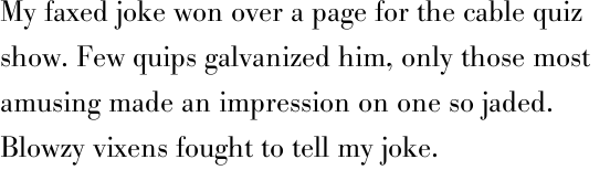 Bodoni Antiqua Light