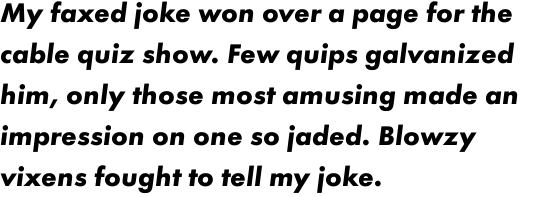 Futura Bold Oblique