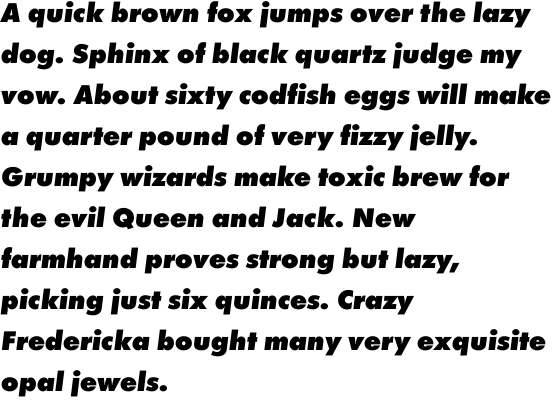 Futura Extra Bold Oblique
