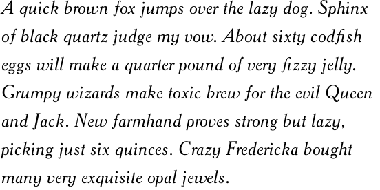 Academy Italic Multilingual