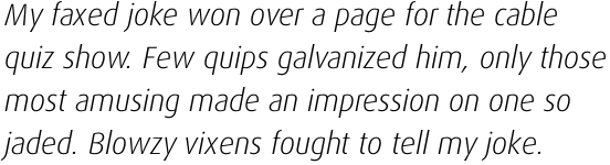 FF Dax Pro Light Italic