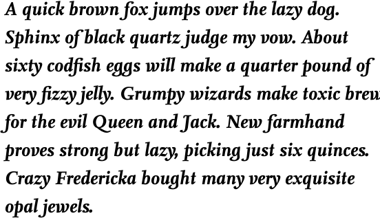 FF Nexus Serif Pro Bold Italic