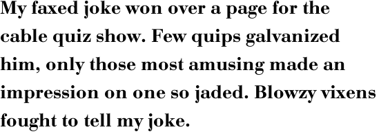 URW Bodoni No. 1 Demi Bold