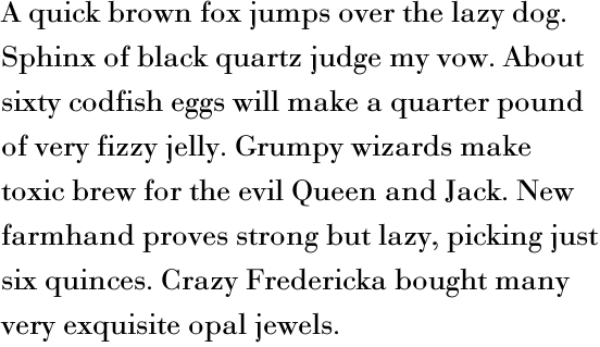 URW Bodoni No. 1 Regular