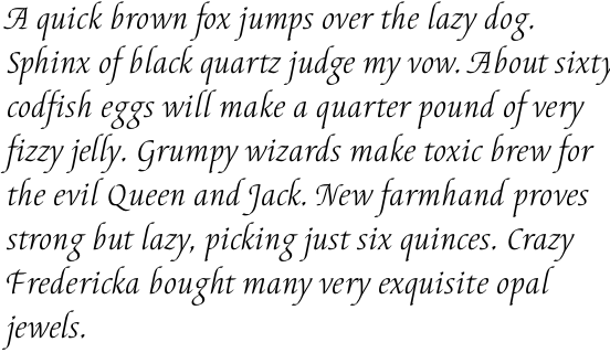 Elysa Light Italic Swash 1 OT
