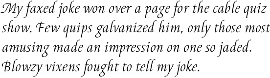 Elysa Light Italic Swash 1 OT