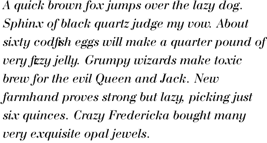 Bodoni Italic OT