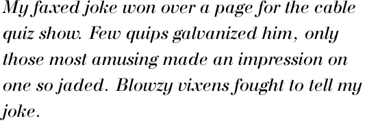 Bodoni Italic OT