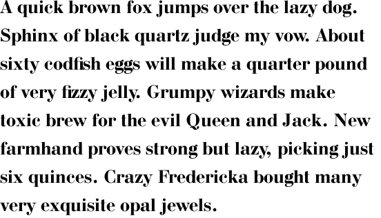 Bodoni Bold OT