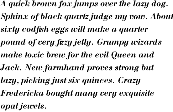 Bodoni Bold Italic OT