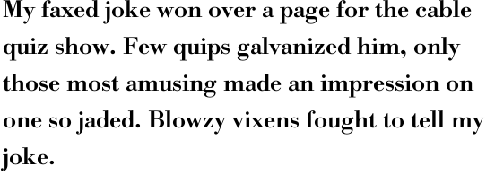 URW Bodoni Wide Medium