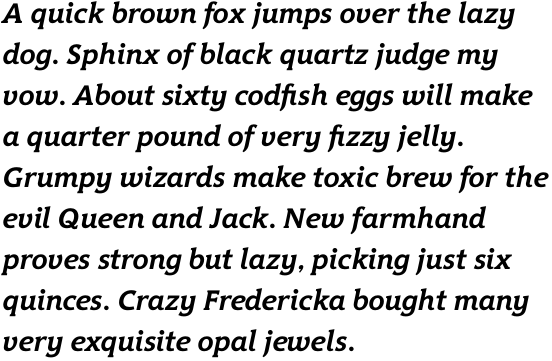 Hybrid Bold Italic OT
