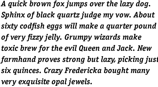 ITC Officina Serif Bold Italic OT