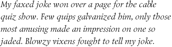 Lazurski Light Italic OT