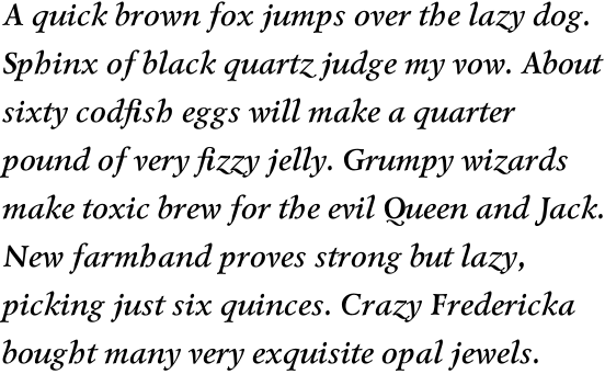 Lazurski Demi Italic OT